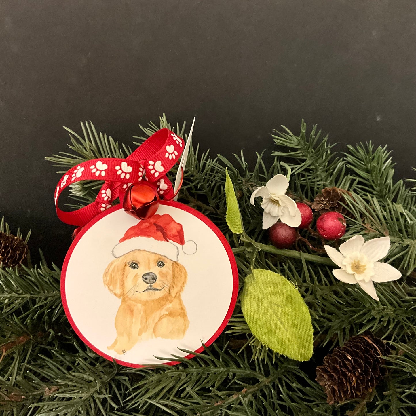 Santa Paws Ornament