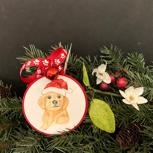 Santa Paws Ornament