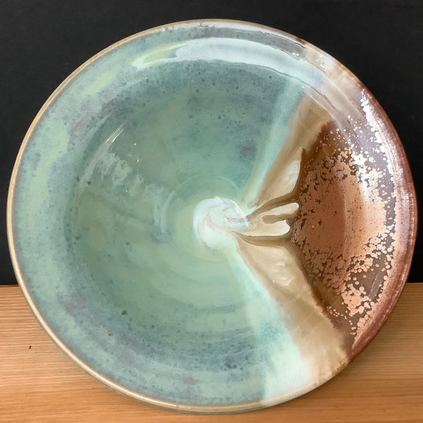 Pale Teal & Copper Bowl