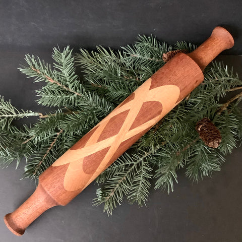 Rolling Pin Mahogany with Celtic Knot Inlay