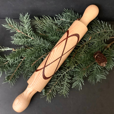Rolling Pin Maple with Celtic Knot Inlay