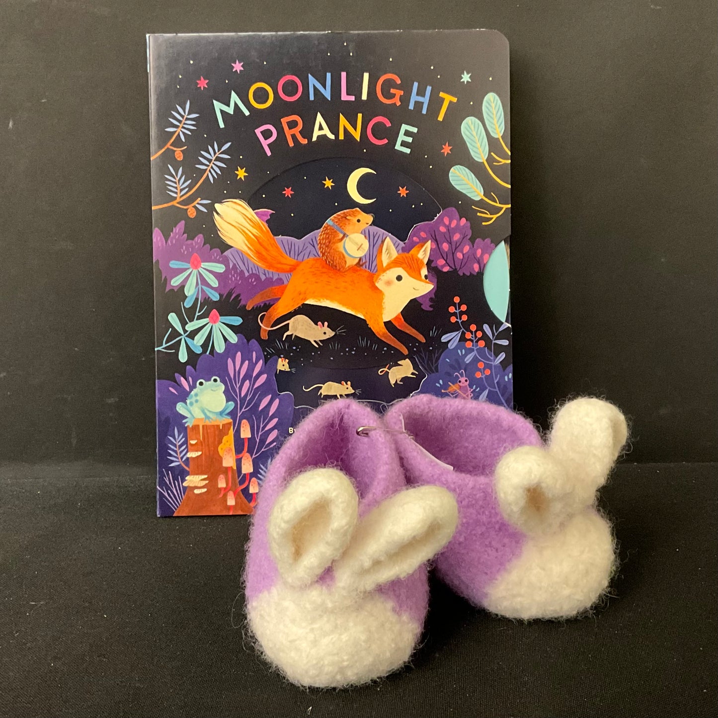 Hunny Bunny Slippers Light Violet and White