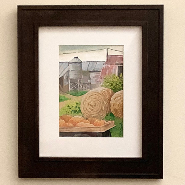 “Good Harvest” Original Framed Art