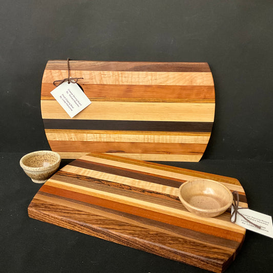 Cheese Board w/ Round Assorted Bowls