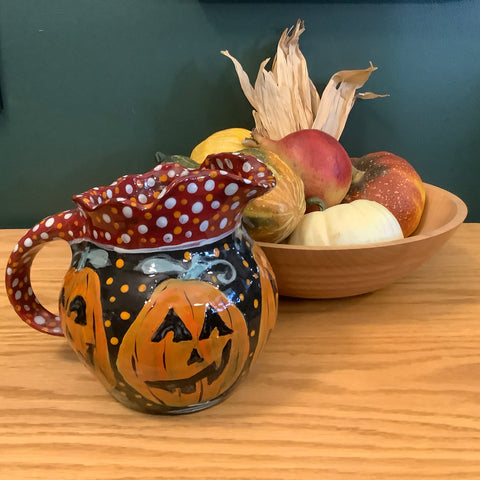 Small Halloween Pitcher Black