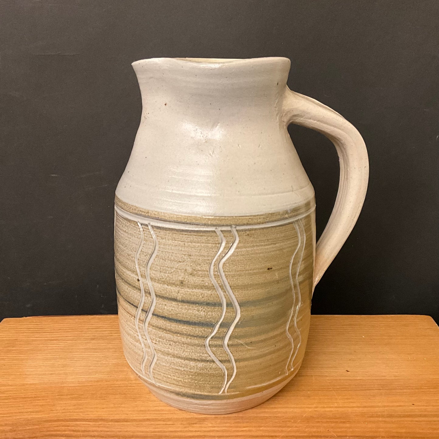 Pitcher with Wave Design