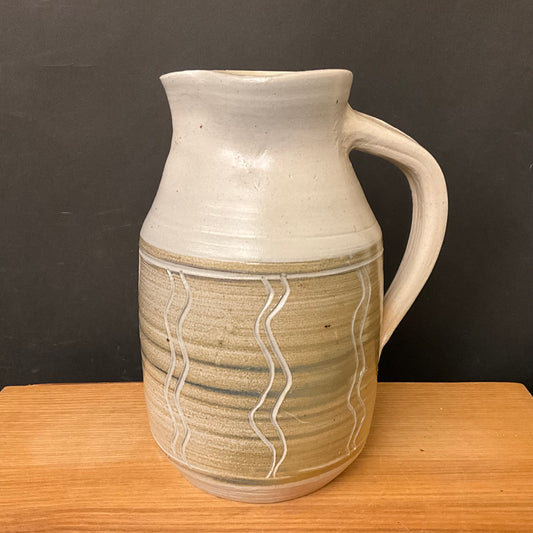 Pitcher with Wave Design