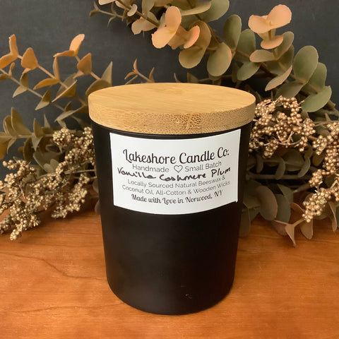 Scented Soy Candle Vanilla, Cashmere, Plum