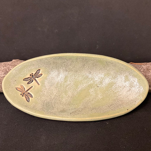 Spoon Rest Dragonflies Green Tea