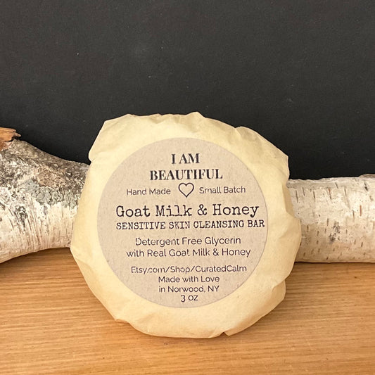 Goat Milk and Honey Sensitive Skin Cleansing Bar
