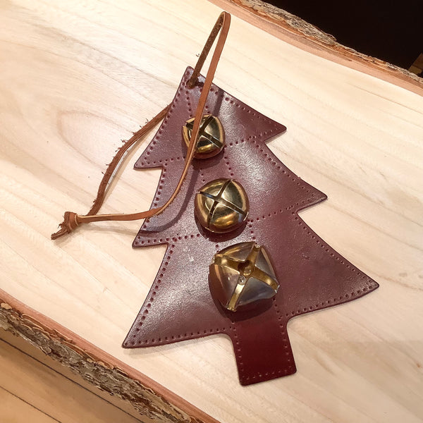 Holiday Leather Doorbell Hangers
