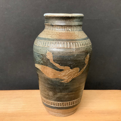 Stoneware Vase Mermaid