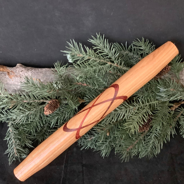 Pastry Rolling Pin Ash w Celtic Knot