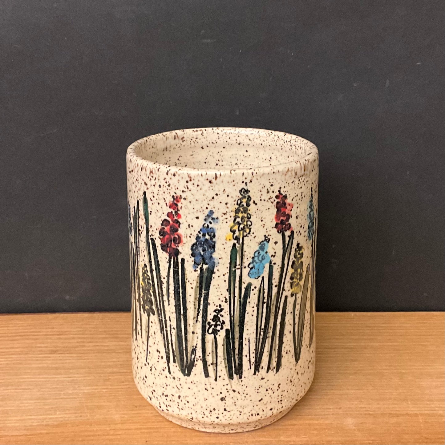 Tumbler with Wildflower Design