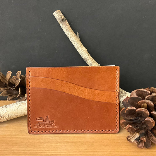 Leather Magnetic Money Clip “Buck” Brown