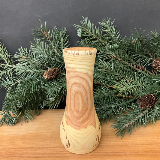 Hand-turned Ash Bud Vase