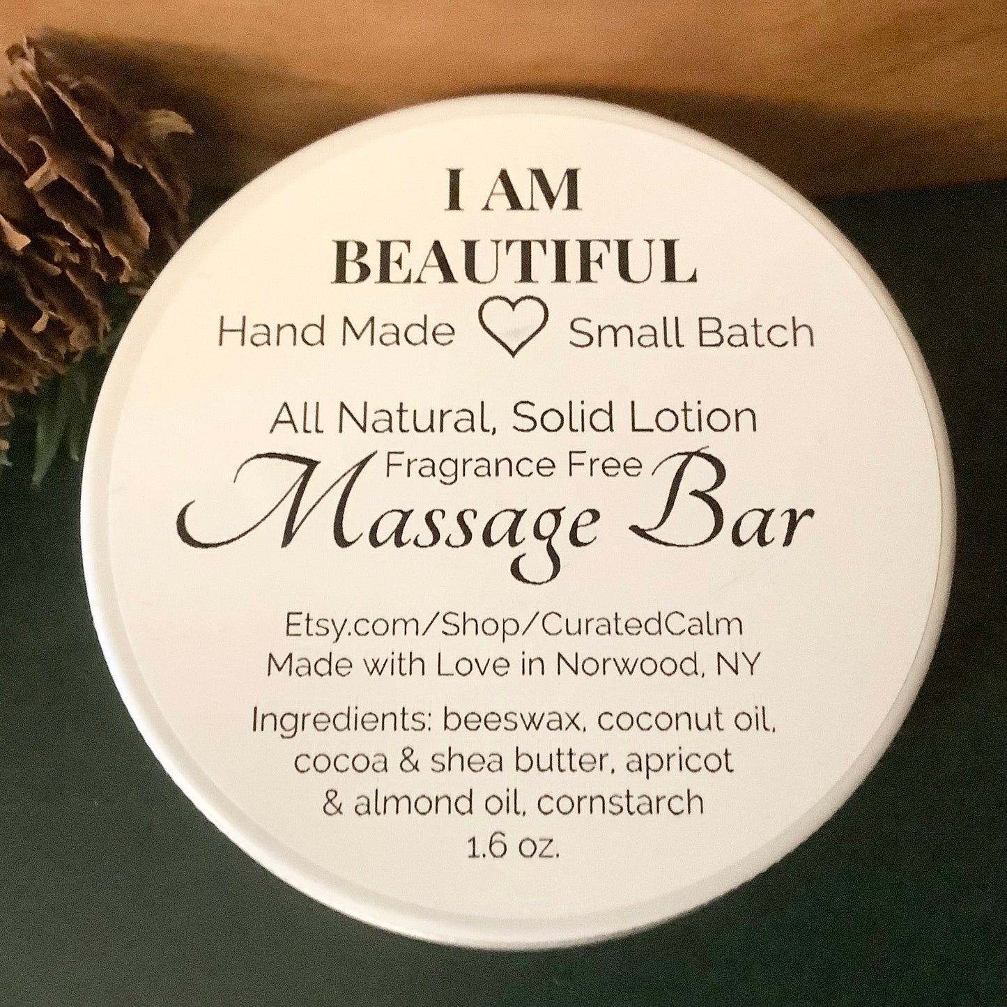 Massage Bar Fragrance Free