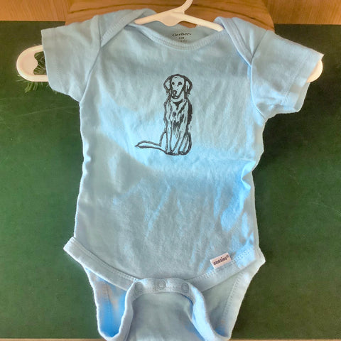 Cotton Onesie Blue Good Boy 3-6 months