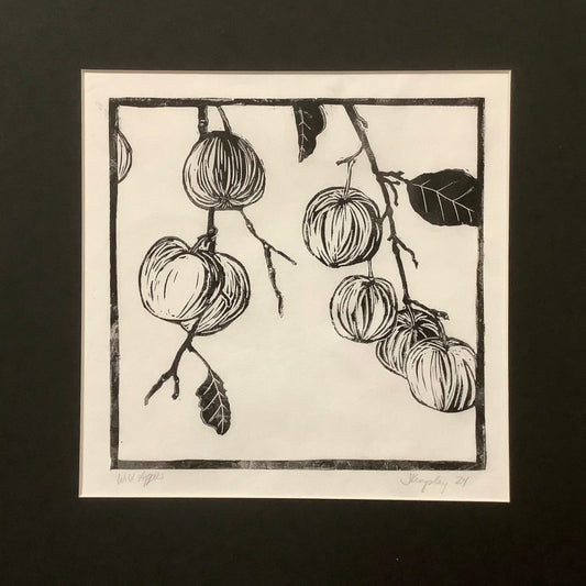 Wild Apples Block Print