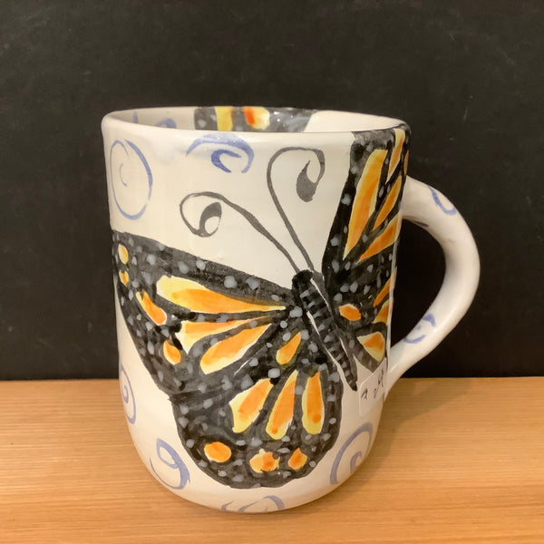 Mug with Monarch Butterfles