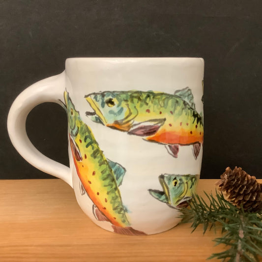 Mug with Brook Trout