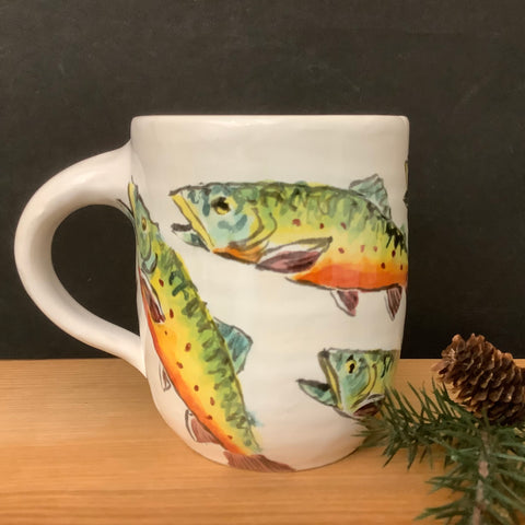 Mug with Brook Trout