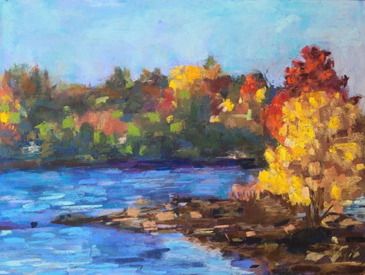 Willow Island Park - Original Pastel