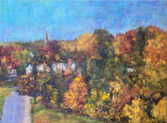 VIew from Raymond Hall - Original Pastel
