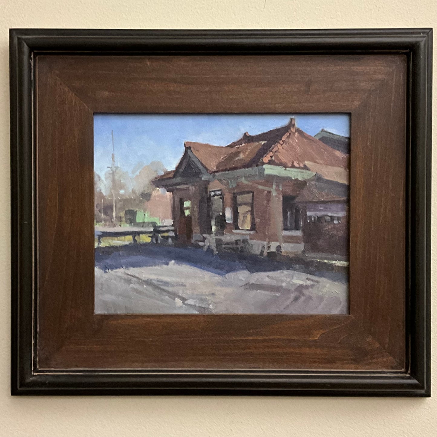 “The Hoot Owl” Original Oil - Framed