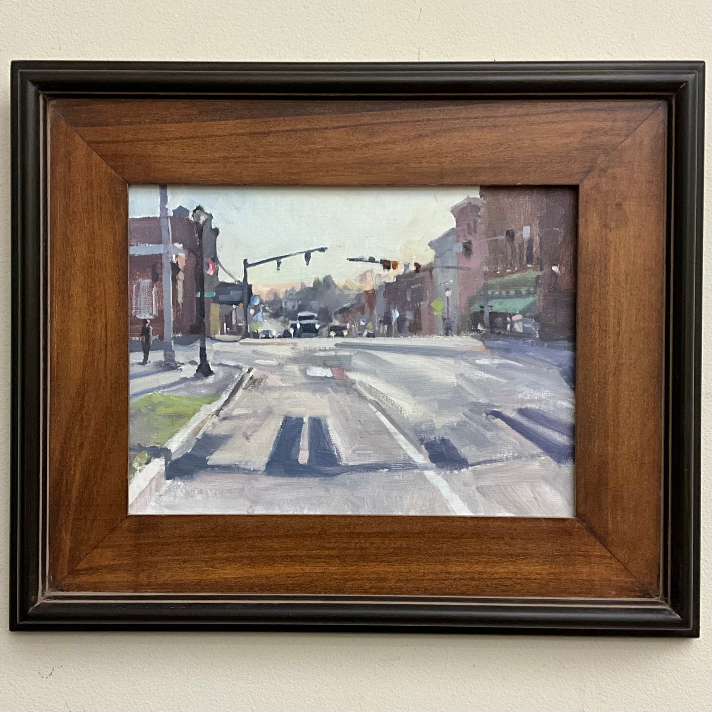 “Spring on Main” Original Oil - Framed