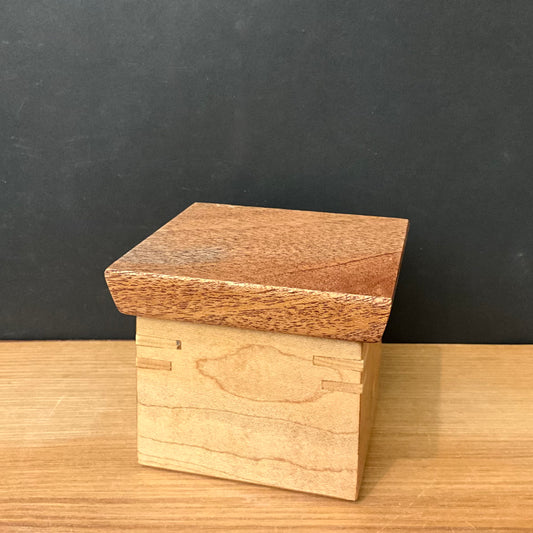 Cherry and Mahogany 3" Box #2608