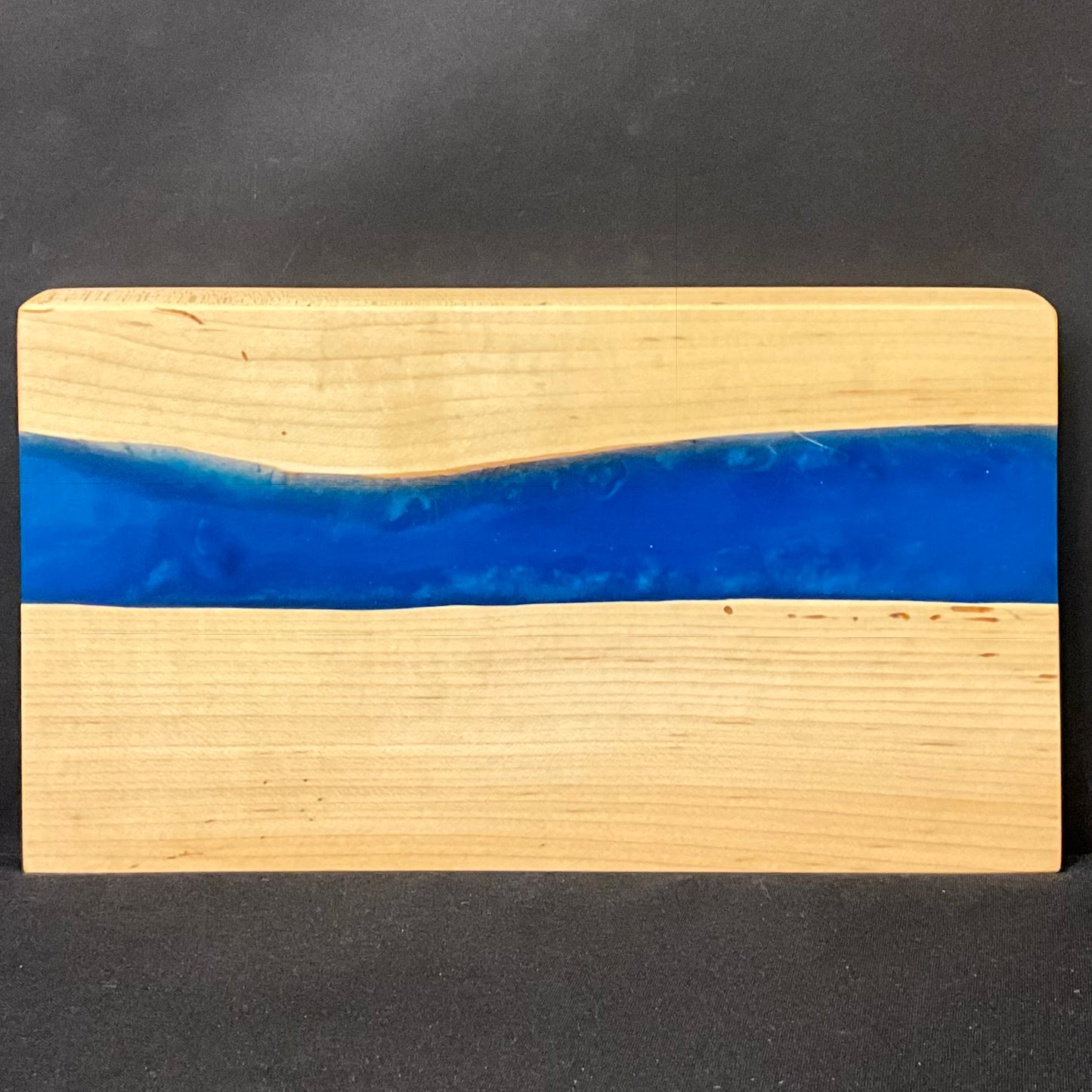 Maple Cutting Board w/ Blue River #2602