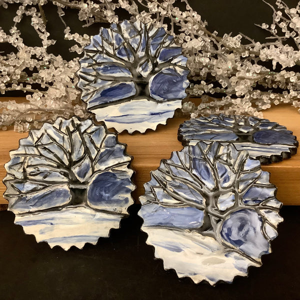 Winter Tree Coasters