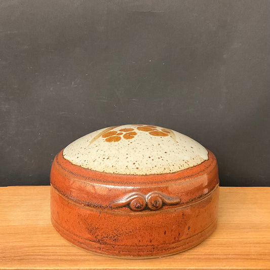 Lidded Jar Cherry Blossom Design