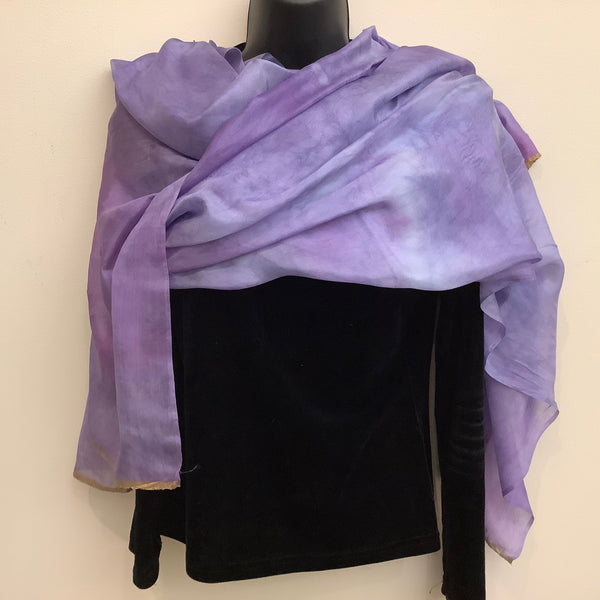 “Alchemy” Wrap Scarf in Mid-Purple