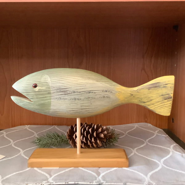 Bass Fish on Stand