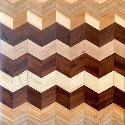 Cutting Board Chevron Pattern