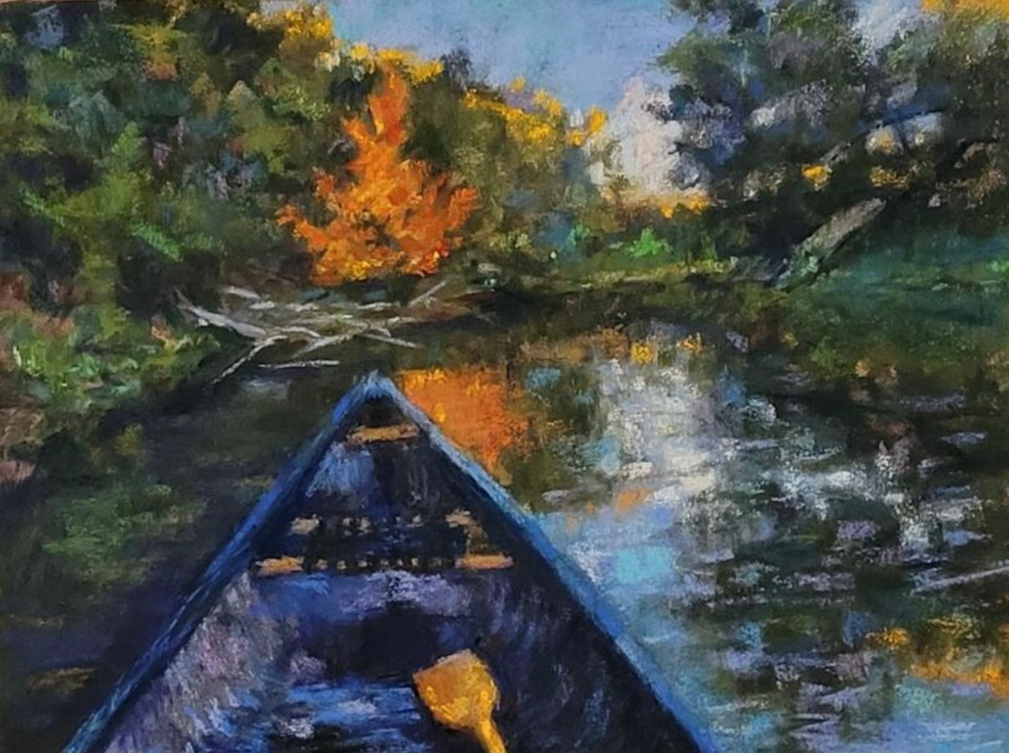 Little River Swamp Maple #2 - Original Pastel
