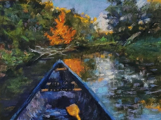 Little River Swamp Maple #2 - Original Pastel