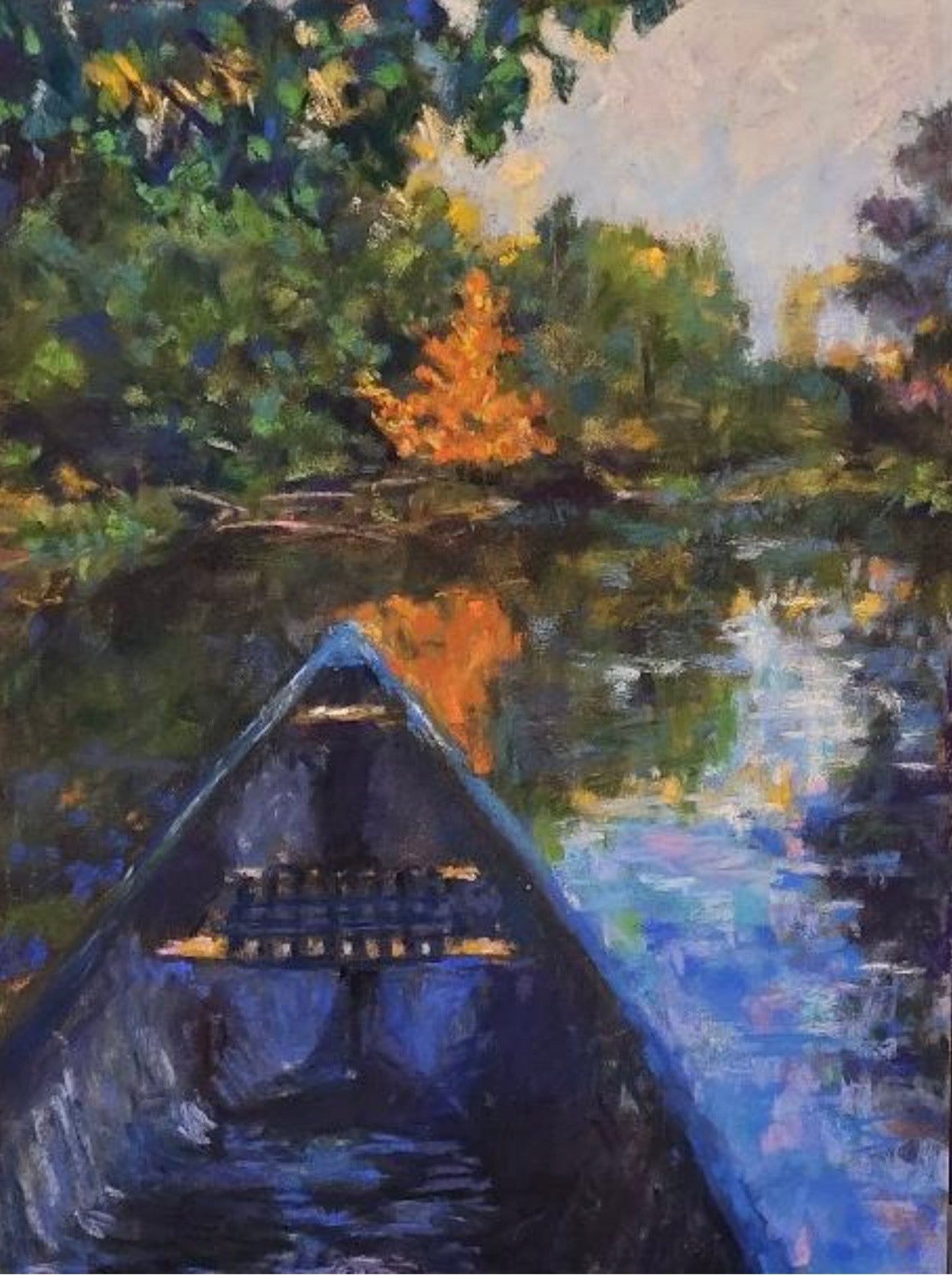 Little River Swamp Maple #1 - Original Pastel