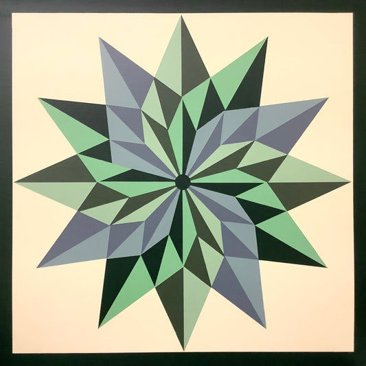 Barn Quilt Love Blossom 2' x 2' - G. Brown