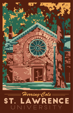 St. Lawrence Univ Travel Poster