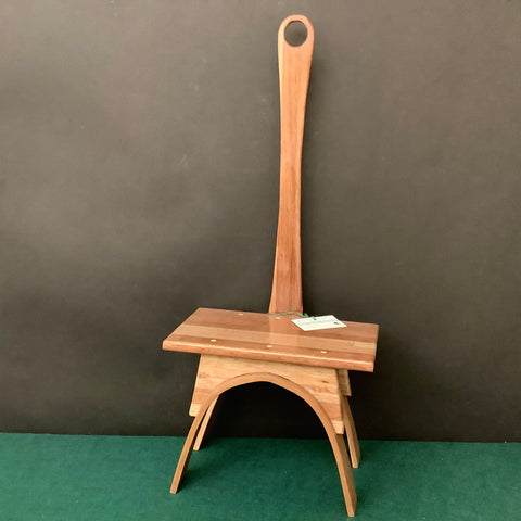 Mahogany Step Stool with Carry Handle