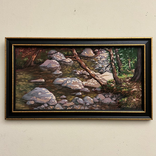 Low River - Original Framed Pastel