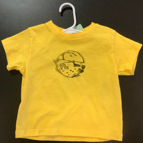 T-Shirt "Alpaca Meadow" Sunflower Yellow size 3