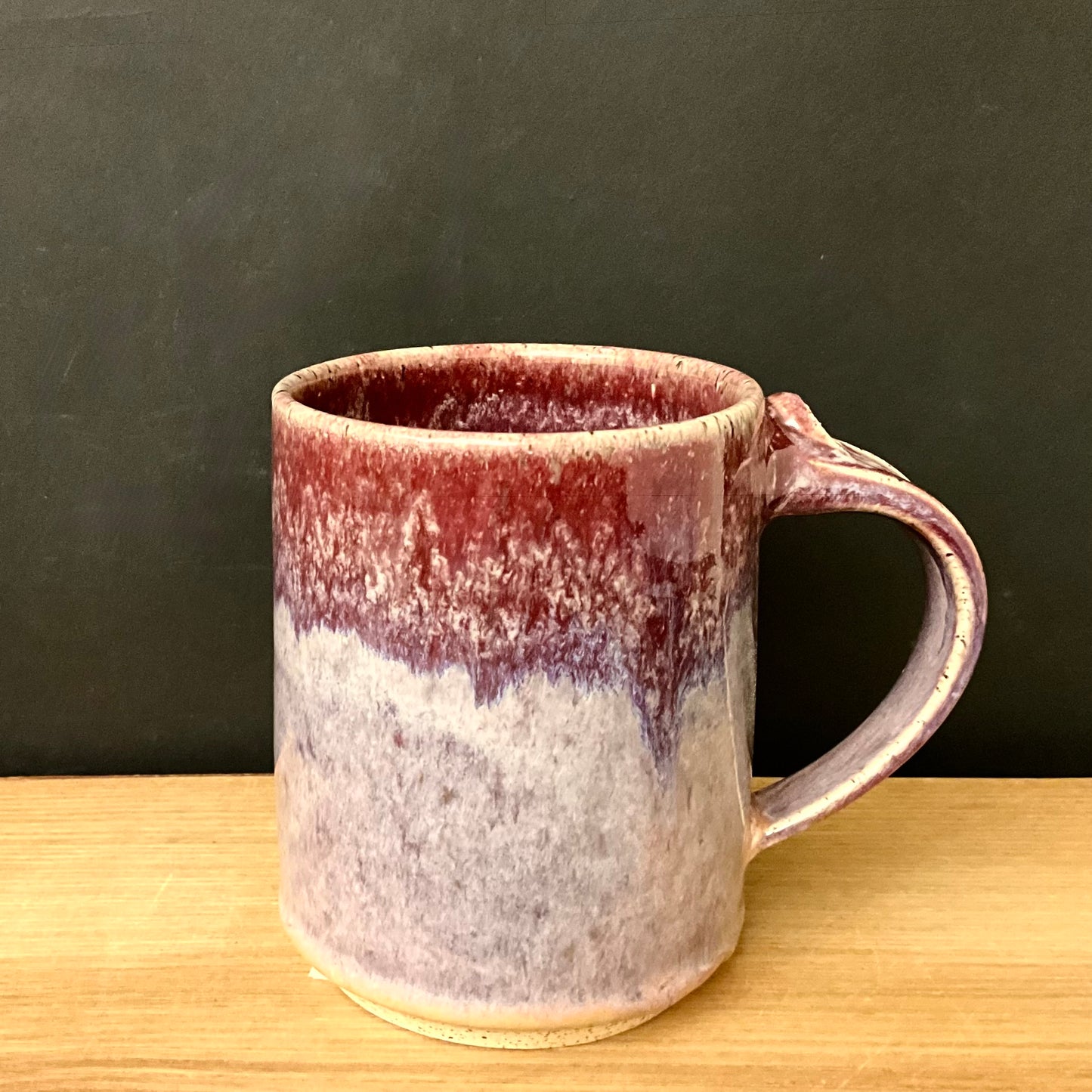 Mug Purple with Rose Band