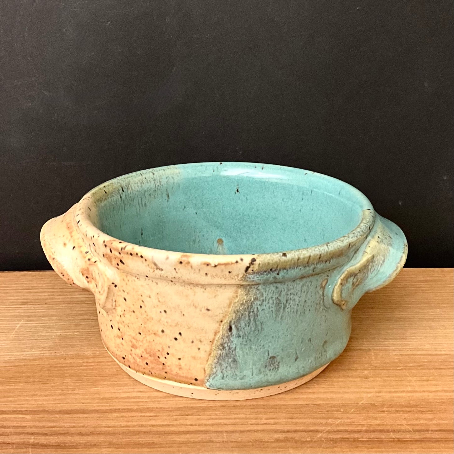 Ramekin in Turquoise and Sand