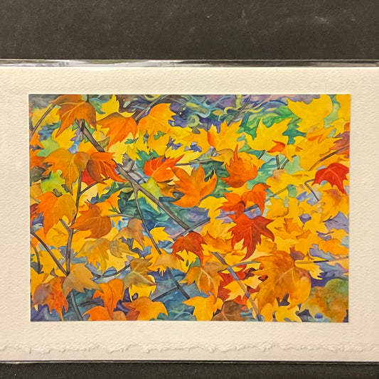 “Maple Leaves” Note Card