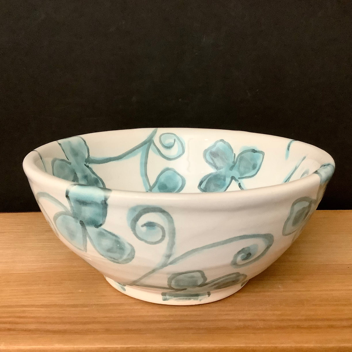 Small White Bowl with Shamrocks