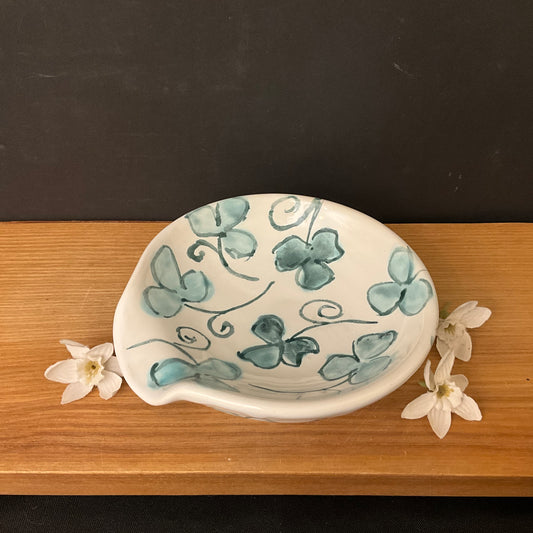 Spoon Rest with Shamrocks